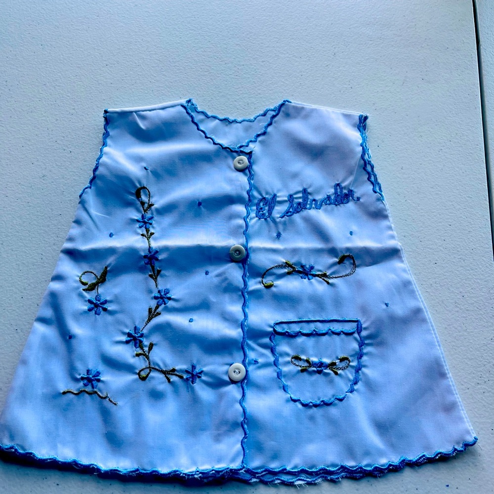Handmade Salvadoran baby girl dress